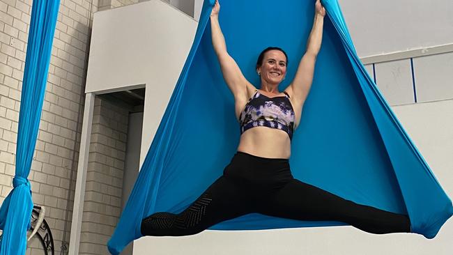 Co-owner of Aerial Fit Rebekka Sharpe