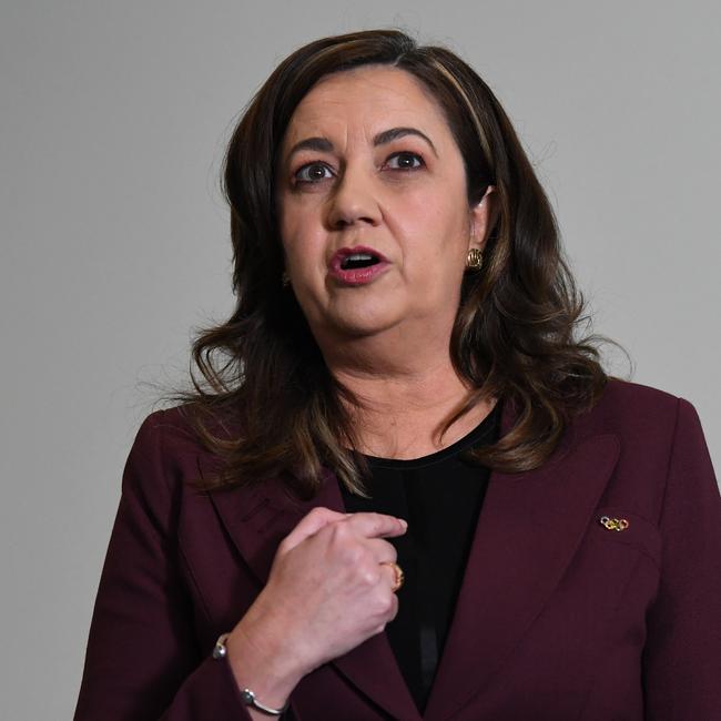 Premier Annastacia Palaszczuk maintains it was the federal government who was playing politics and she was not to blame. Picture: Dan Peled