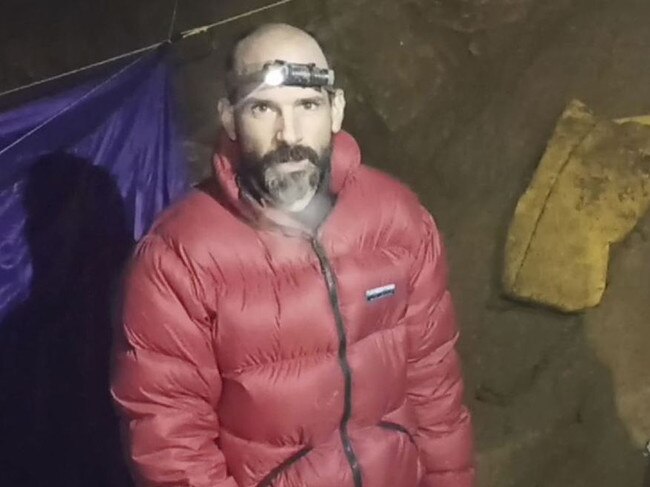 Mark Dickey - Morca cave rescue mission in Turkey. Picture: Turkish Government Directorate of Communications