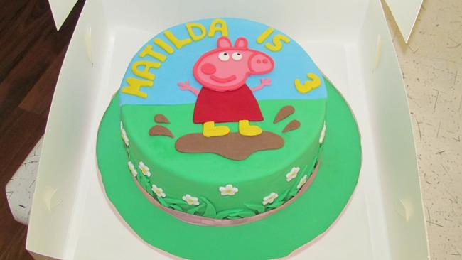 Peppa Pig cake. The franchise -- an empire that includes toys, pajamas and theme parks -- made $1.7 billion in retail sales in 2022.