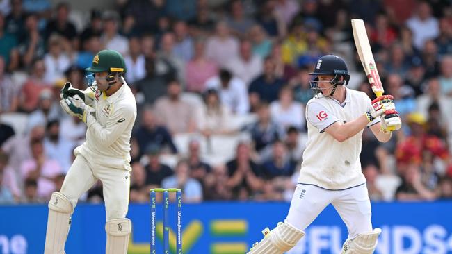 Harry Brook starred when he went back to No. 5 in the last Test. Picture: Stu Forster/Getty Images.