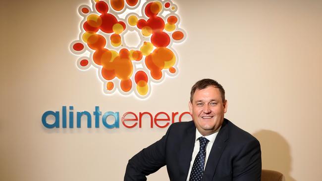 Alinta CEO Jeff Dimery, who has the nation’s future energy policy weighing on his shoulders. Picture: Stuart McEvoy for The Australian.