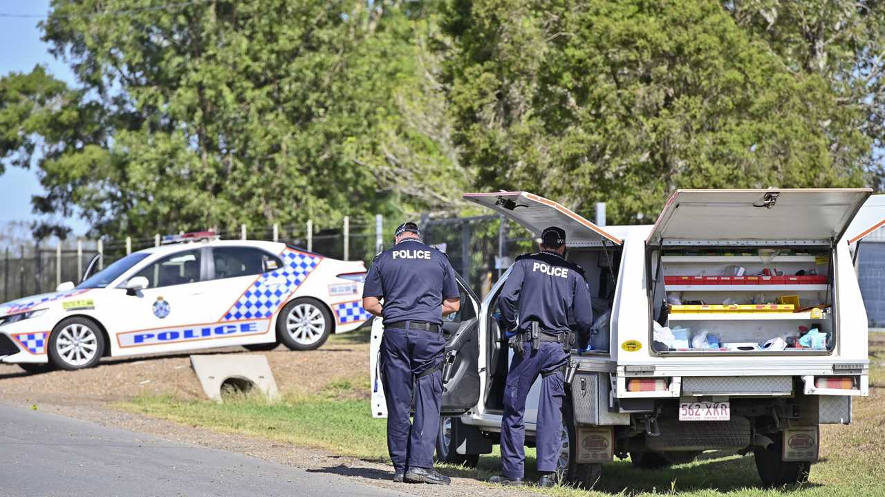 Police are investigating after a man received a gunshot wound to his arm at Oxford Street, North Booval last night. Picture: Cordell Richardson