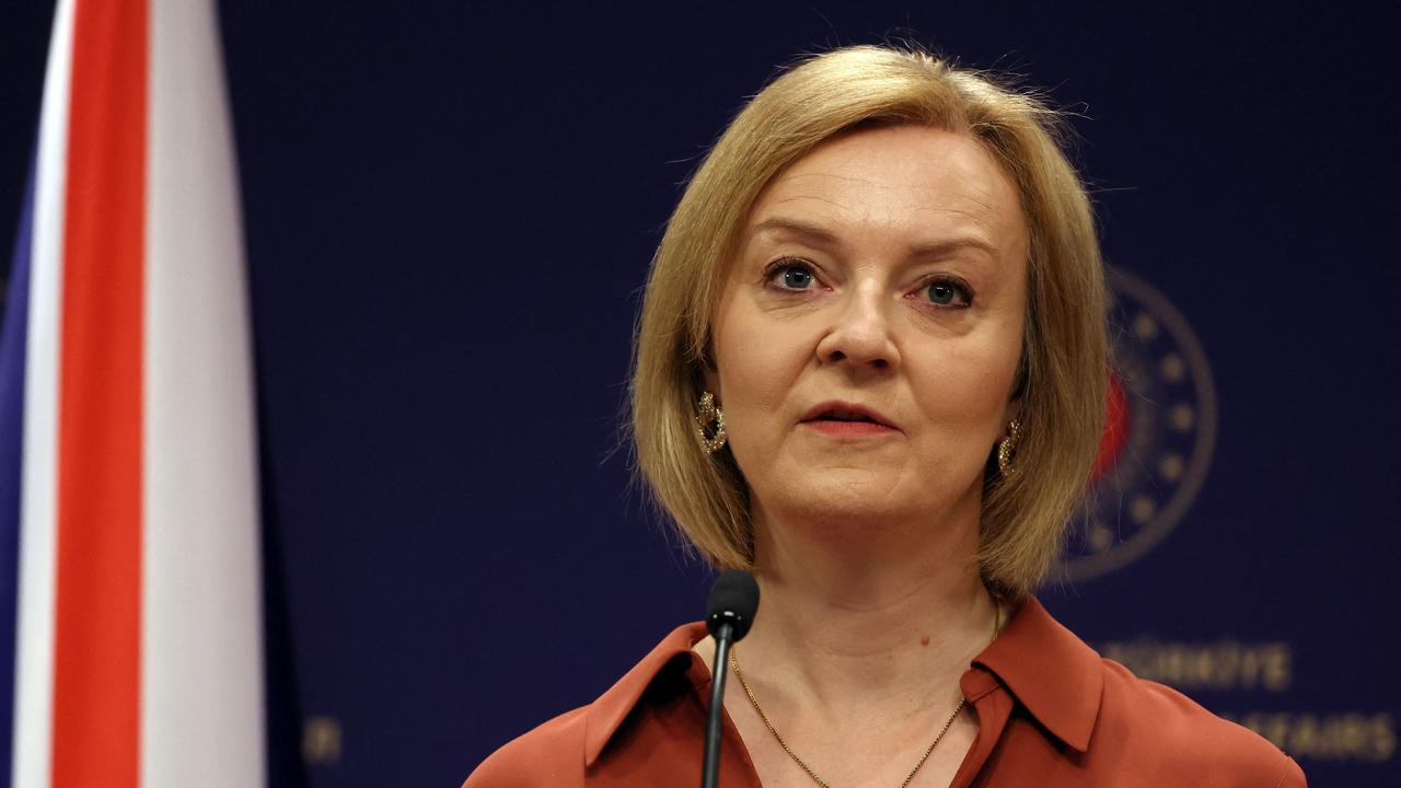 Britain's Foreign Secretary Liz Truss. (Photo by Adem ALTAN / AFP)