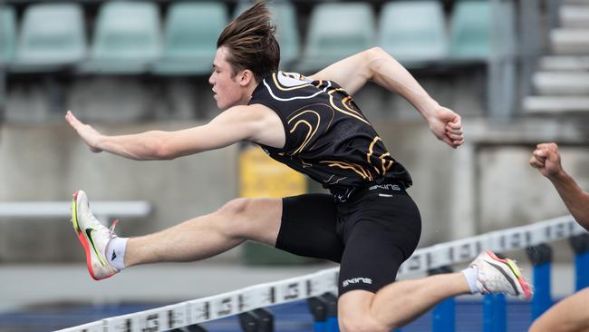 NSW Junior Athletics Championship winner Billy Blair from Rozelle.