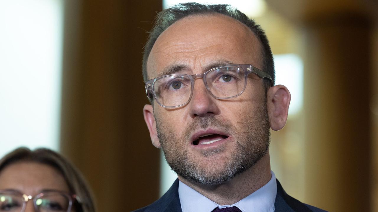 Greens leader Adam Bandt says the party is ‘sad’ to have lost Senator Thorpe. Picture: NCA NewsWire / Gary Ramage