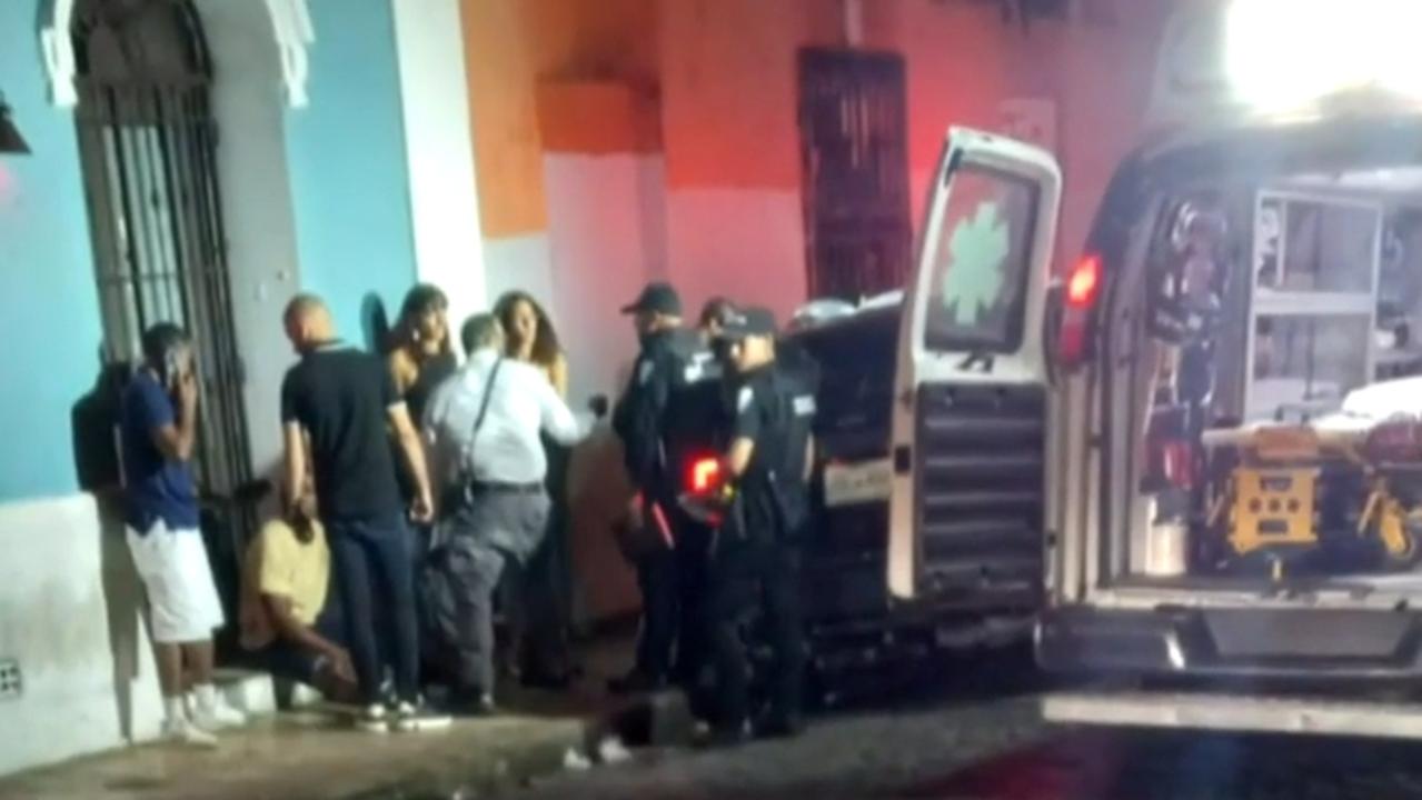 Three American tourists were stabbed in Puerto Rico after filming a food cart. Picture: Tu Noticia PR/WAPA.TV