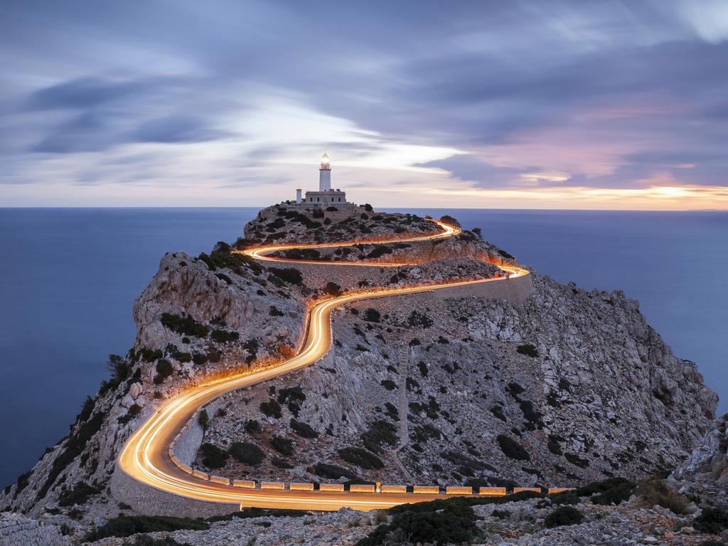 Lighthouse. Photographer: Diego Faus Momparler Year: 2018 “The photograph was taken in Mallorca, Cap de Formentor. The photograph was taken with a long exposure, waiting for the sunset.” Copyright: © Diego Faus Momparler, Spain, Entry, Open, Motion, 2018 Sony World Photography Awards