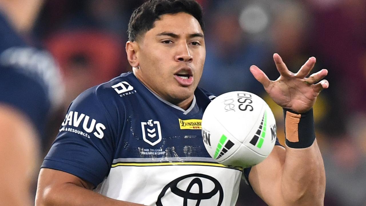 NRL 2021 RD20 Brisbane Broncos v North Queensland Cowboys - Jason Taumalolo Picture NRL Images