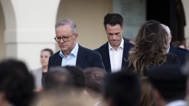 Prime Minister Anthony Albanese and Premier Chris Minns. Picture: NCA NewsWire / Monique Harmer