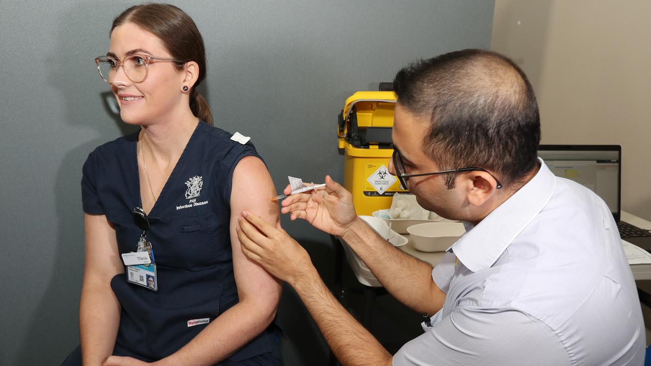 Australia’s vaccination program got underway this week. Picture: Tara Croser