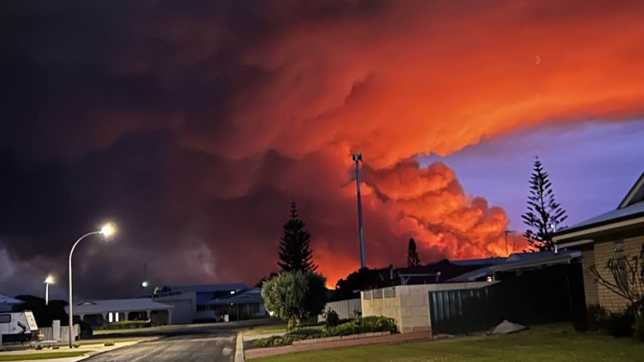 The Cervantes Primary School was closed on Friday and several homes and businesses are without power. Picture: Facebook/Dianne Shinnick.