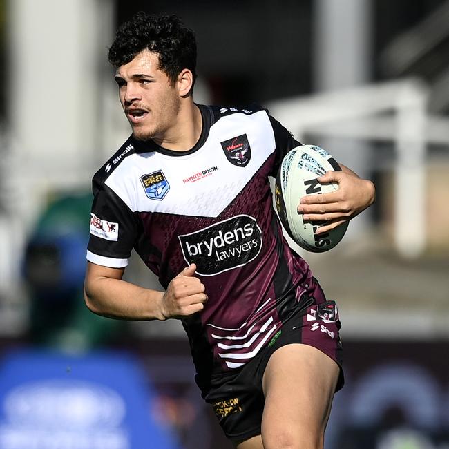 Tryscoring machine Clayton Faulalo. Picture: NRL Photos