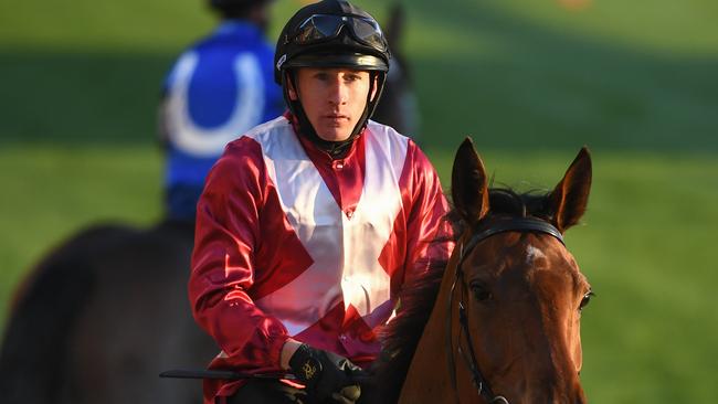 Willie Pike will ride second favourite Arcadia Queen in the Cox Plate. Picture: Getty Images