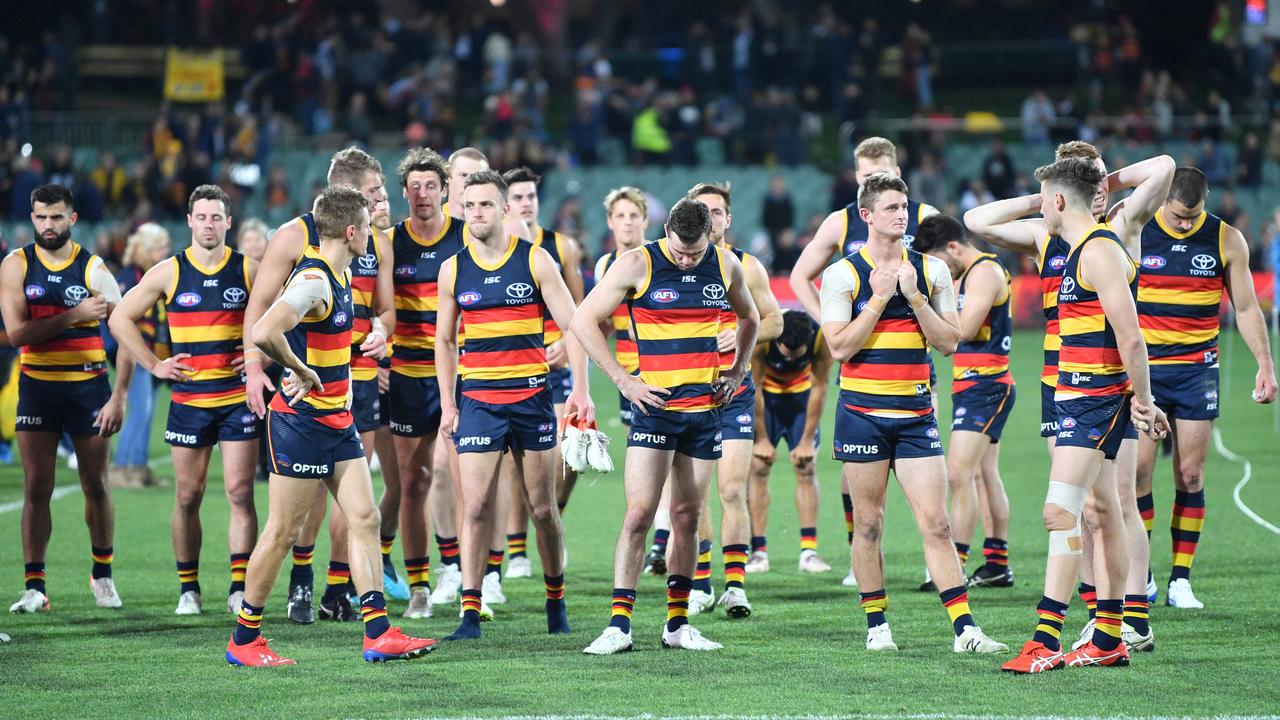 Tough being an Adelaide Crows fan at the moment.