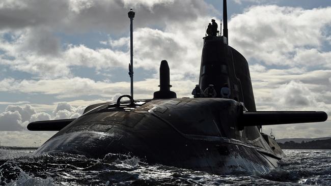 HMS Ambush, the second of the Royal Navy’s potent Astute-class attack submarines