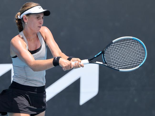 Zara Larke made her debut at the Australian Open this year. Tennis Australia/David Mariuz