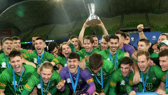 Bentleigh Greens are champions again. Picture: Hamish Blair