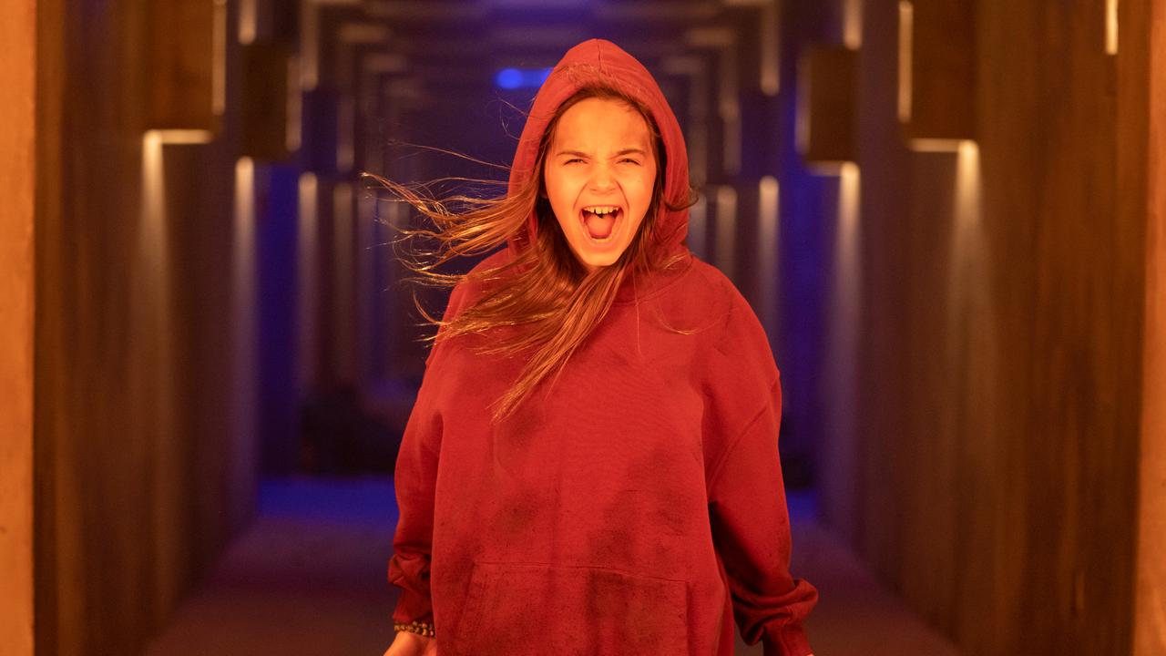 Ryan Kiera Armstrong as Charlie in Firestarter, directed by Keith Thomas.