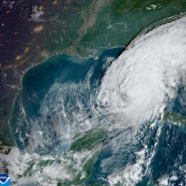 The formation of Hurricane Milton over the Gulf of Mexico. Picture: HANDOUT / NOAA / AFP