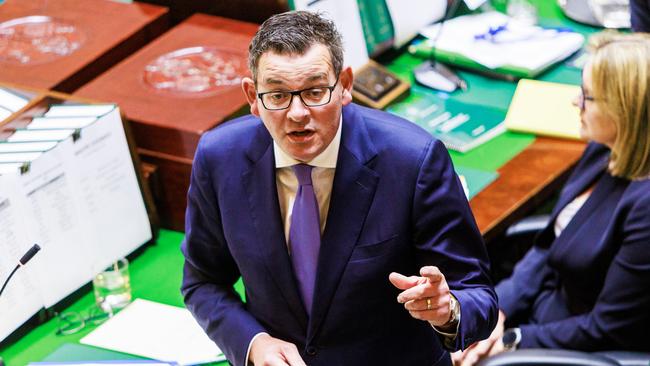 MELBOURNE, AUSTRALIA - Newswire Photos March 9, 2023: Victorian premier Daniel Andrews during question time at Victorian Parliament. Picture NCA NewsWire / Aaron Francis