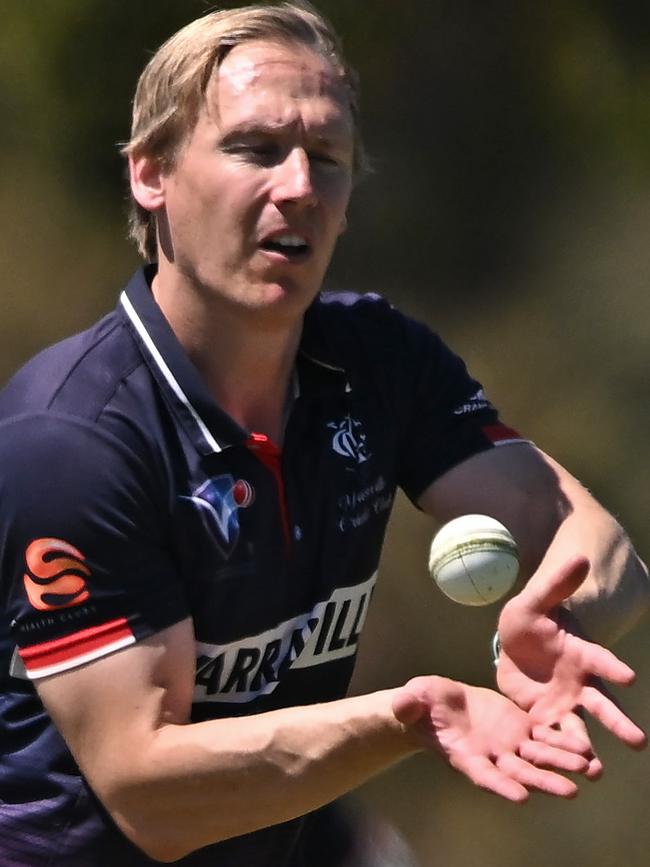 VSDCA: Yarraville’s Matthew Grose ready to go again. Picture: Andy Brownbill