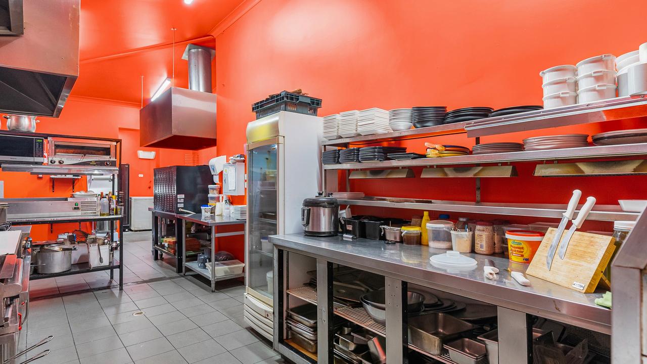 The large commercial kitchen had a new extraction system installed during the renovation.