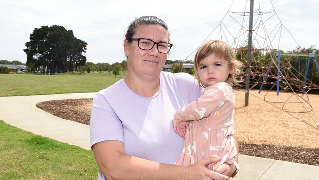 Danielle Powell with daughter Evie Rose.