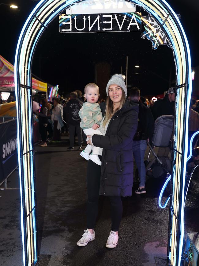 MELBOURNE, AUSTRALIA - JULY 26 2024 Taylor and Wolf Attend the Gippsland SnowFest held in Warragul. Picture: Brendan Beckett