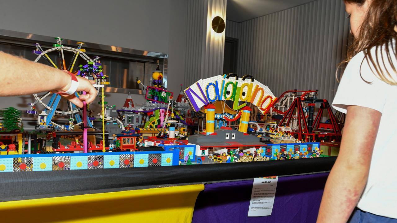 Adrian Murphy's Theme Park diorama on display with the Ballina Brick Event at the Ballina RSL Club on Sunday, April 16.