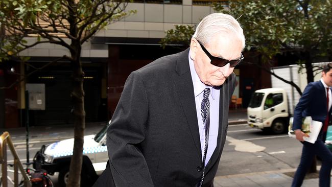 Marist Brother Francis William Cable at Downing Centre Courts in Sydney, 2014. (AAP Image)