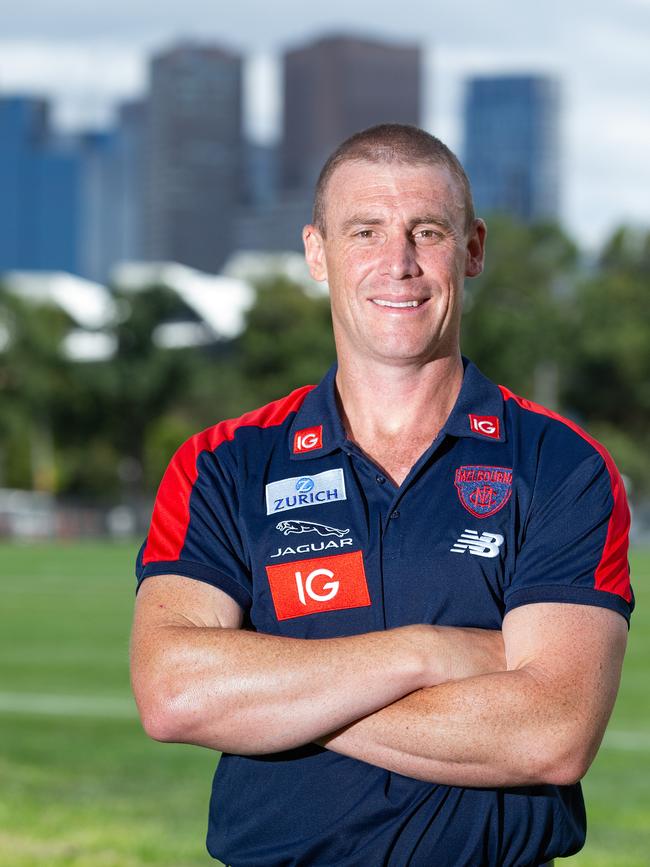 Melbourne coach Simon Goodwin. Picture: Sarah Matray