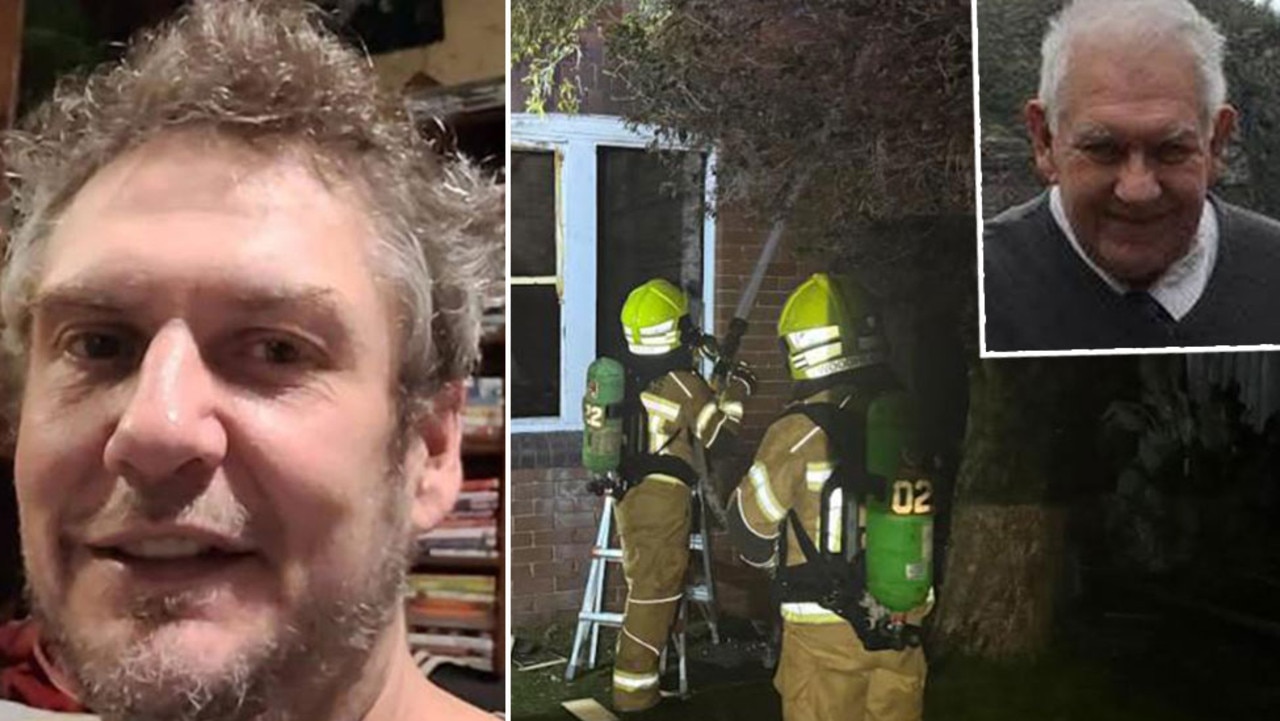 Son charged with murder after house fire kills his elderly father