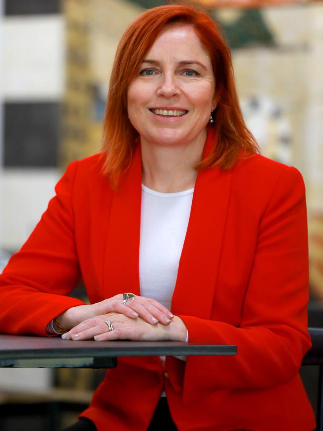 Granville MP Julia Finn in Merrylands. Picture: Angelo Velardo