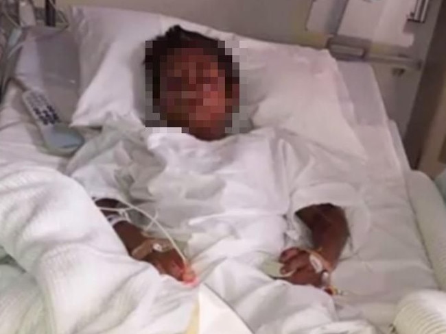 Nine-year-old injured in Wellington smash will have to have his leg amputated. Picture: 7 News