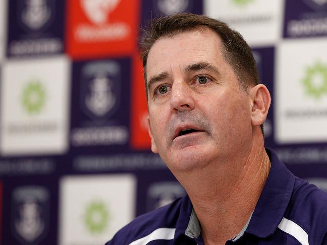 Fremantle Dockers head coach Ross Lyon. Picture: Paul Kane/Getty