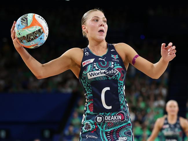 Kate Moloney has starred at centre for the Melbourne Vixens this season. Picture: Paul Kane/Getty Images