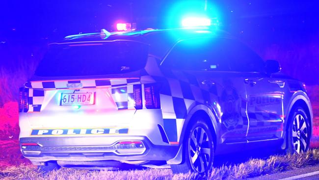 Queensland Ambulance Service confirmed at 8pm that the victim was being transported to Townsville University Hospital following the accident at Bluewater at 6.53pm. Picture: Cameron Bates