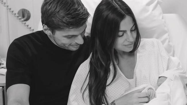Max Verstappen welcomes his first child into the world. Picture: maxverstappen1/Instagram