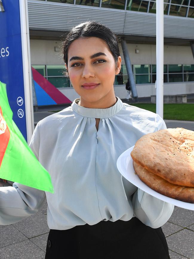 Zainab Kazemi on UniSA campus. Picture Mark Brake