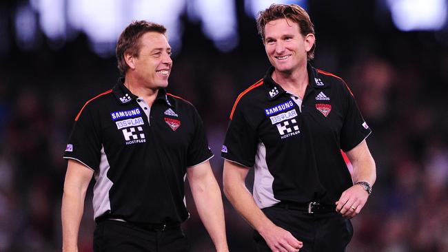 Mark Thompson and James Hird together.