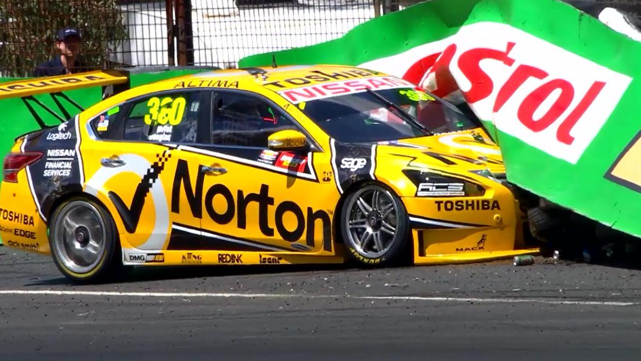 Taz Douglas was one of multiple victims of the track breaking up at Griffin's Bend during the 2014 Bathurst 1000.