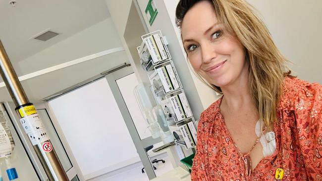 Popular Buderim makeup artist Natalie Hunter, 43, says her stage four bowel cancer diagnosis has been a “weird” experience.