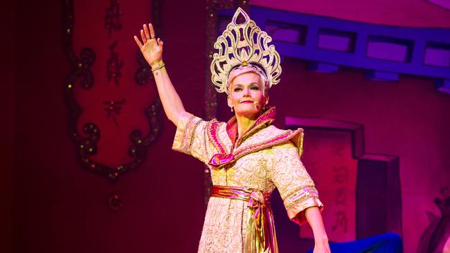 Jessica Rowe as the Empress.