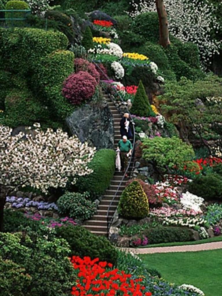 Other rehabilitated quarry sites. Butchart Gardens.