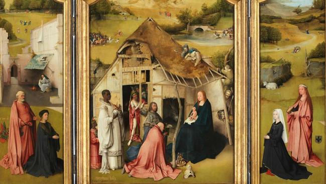 Hieronymus Bosch’s triptych of the Adoration of the Magi.