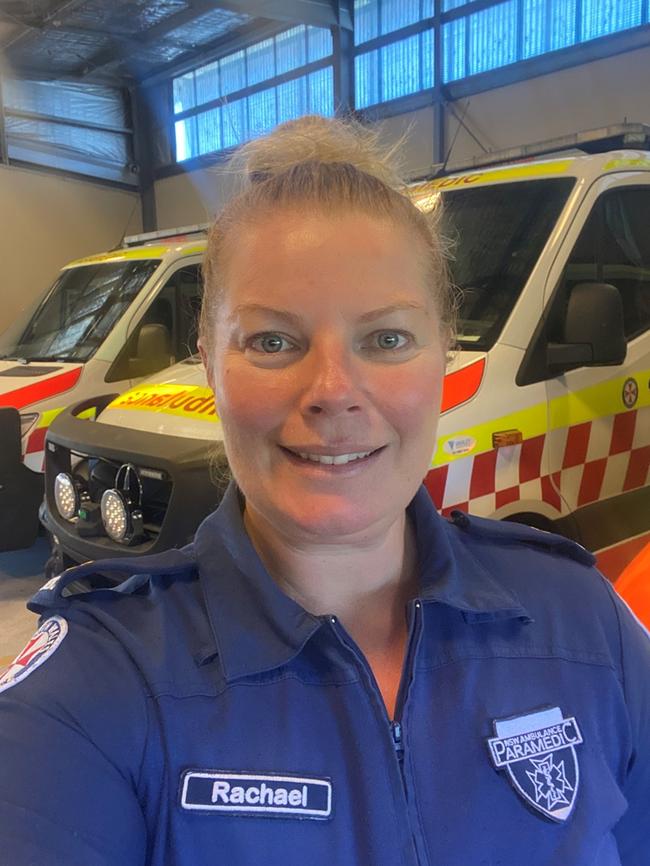 Paramedic Rachael Smith says being a paramedic is a rewarding career.