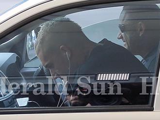 Dustin Martin arrives in Auckland.
