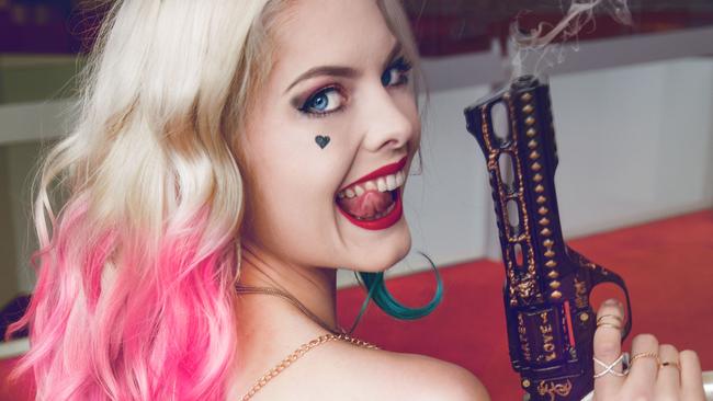 Laura Gilbert is a part time student, trumpet teacher and Harley Quinn Cosplayer.