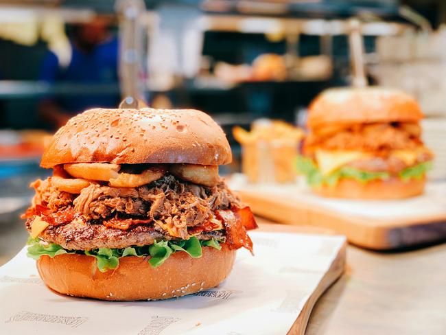 The Phat Bastard burger from Longboards Laidback Eatery weighs in at 1.8kg